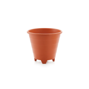 Brown Round Planter ( Small Size )